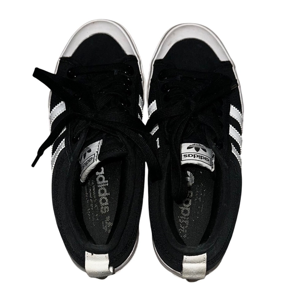 Adidas Nizza Platform Sneakers Canvas Low Top Casual Shoes 8 WOMANS
